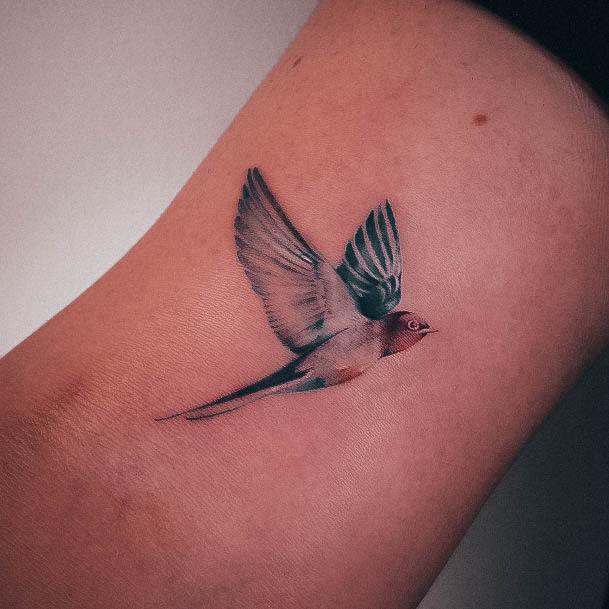 Coolest Womens Small Sparrow Tattoos