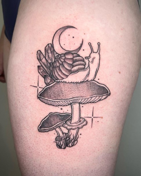 Coolest Womens Snail Tattoos