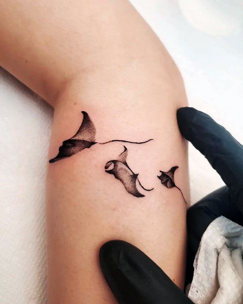 Coolest Womens Stingray Tattoos