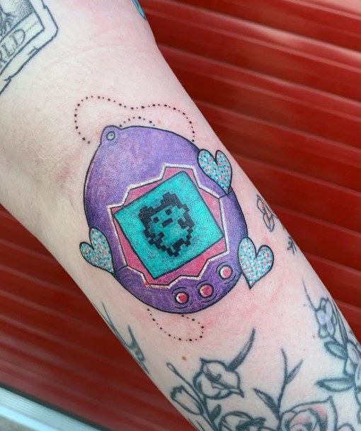 Coolest Womens Tamagotchi Tattoos