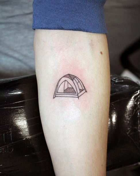 Coolest Womens Tent Tattoos