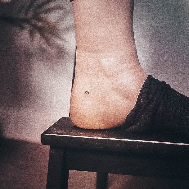 Coolest Womens Tiny Tattoos Ankle