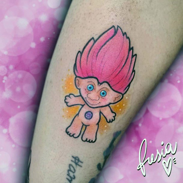 Coolest Womens Troll Doll Tattoos