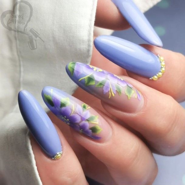 Coolest Womens Violet Nails