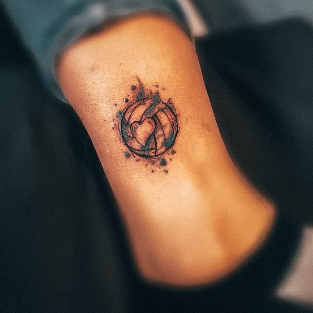 25 Amazing Volleyball Tattoos Designs with Meanings and Ideas  Body Art  Guru