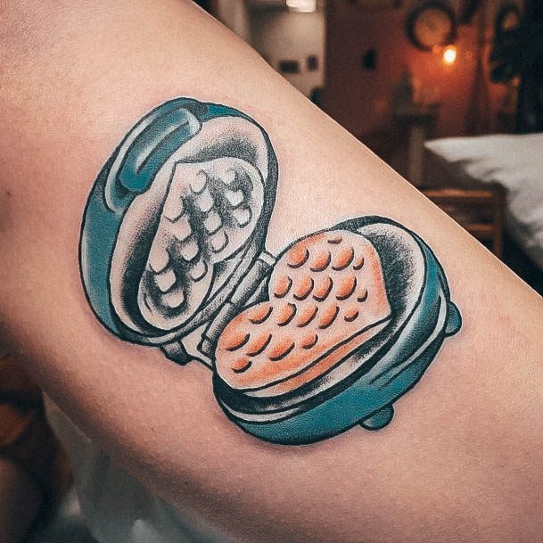 Coolest Womens Waffle Tattoos