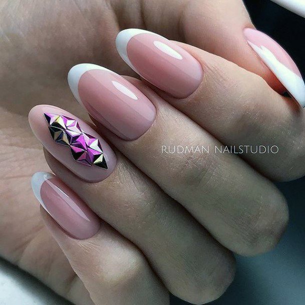 Coolest Womens White Dress Nails