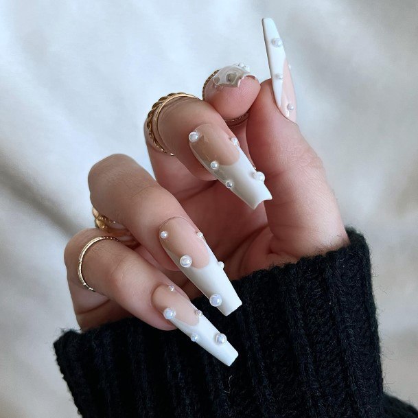 Coolest Womens White French Tip Nails