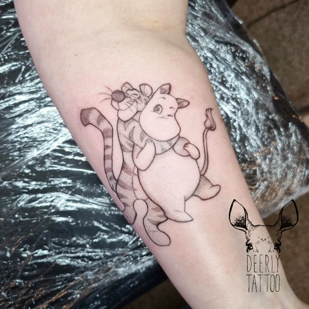 Coolest Womens Winnie The Pooh Tattoos