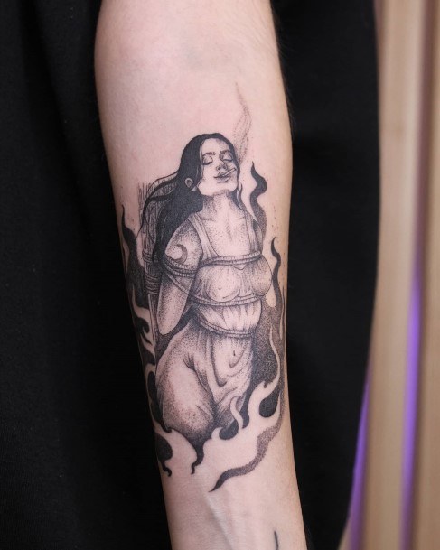 Coolest Womens Witch Tattoos