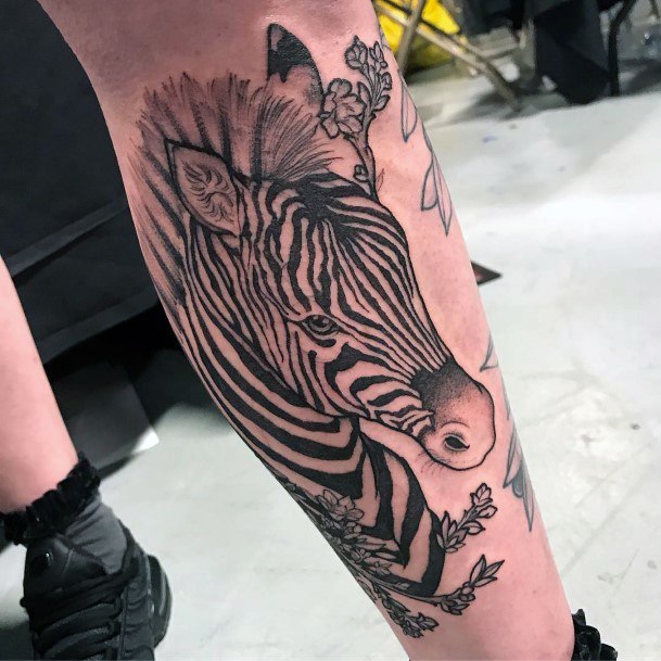 Coolest Womens Zebra Tattoos