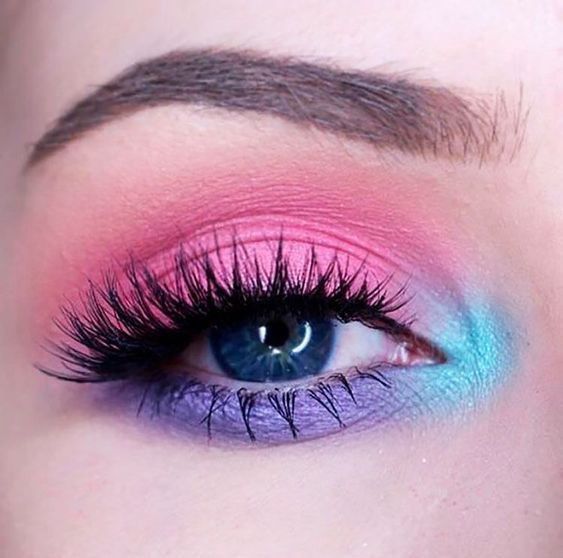 Cooling Summer Makeup Look Womens Eyes