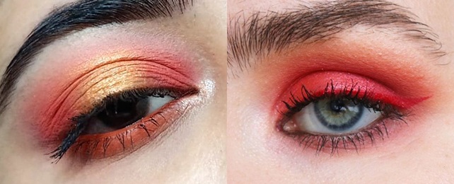 Top 60 Best Coral Eyeshadow Ideas For Women – Popular Makeup Designs