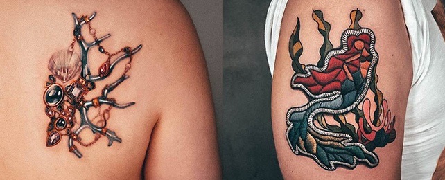 50 Coral Reef Tattoo Designs For Men  Aquatic Ink Mastery  Tattoo designs  men Ocean sleeve tattoos Timeless tattoo