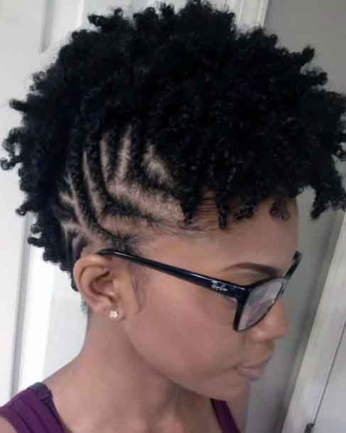 Corncrow Curls Bob Hairstyle For Black Women