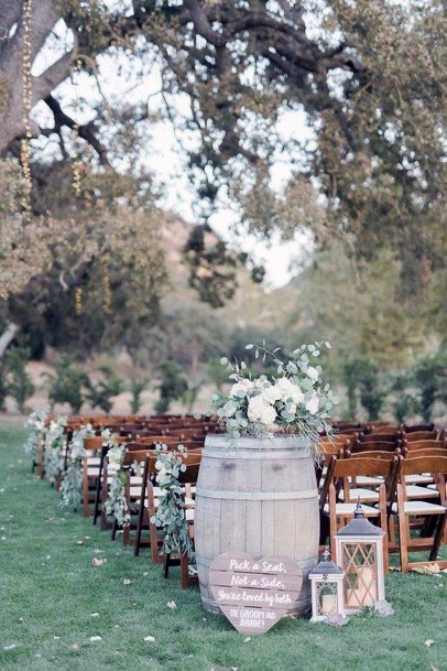 Country Wedding Ideas Outdoor Ceremony With Tree Coverage Inspiration