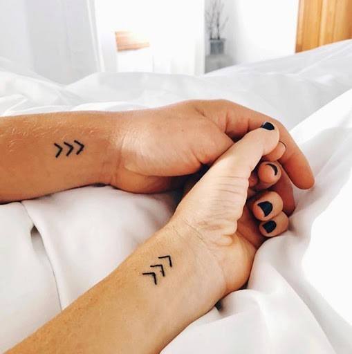 Couple Tattoo Wrists