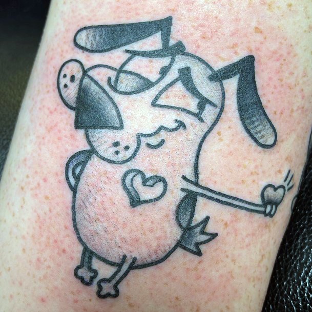 Courage The Cowardly Dog Tattoos For Girls