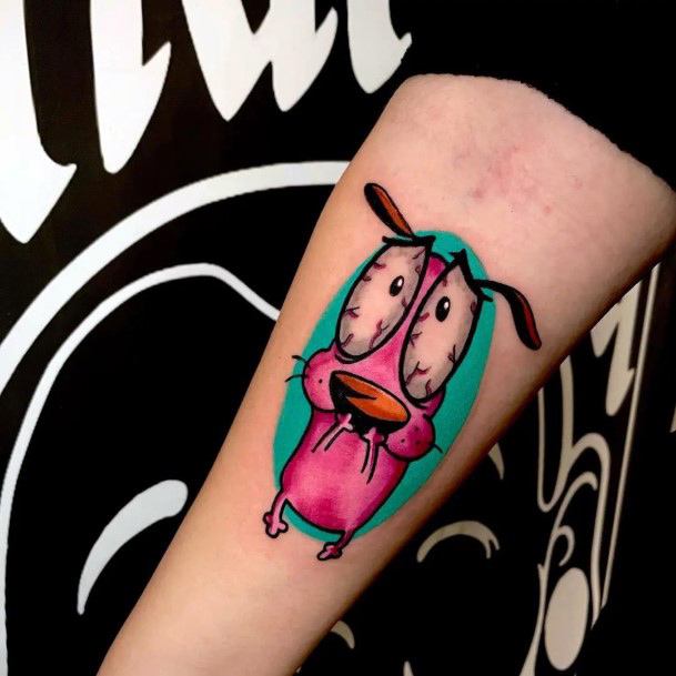 Courage The Cowardly Dog Womens Tattoos