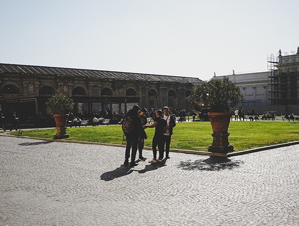 Courtyard Vatican Museum Italy