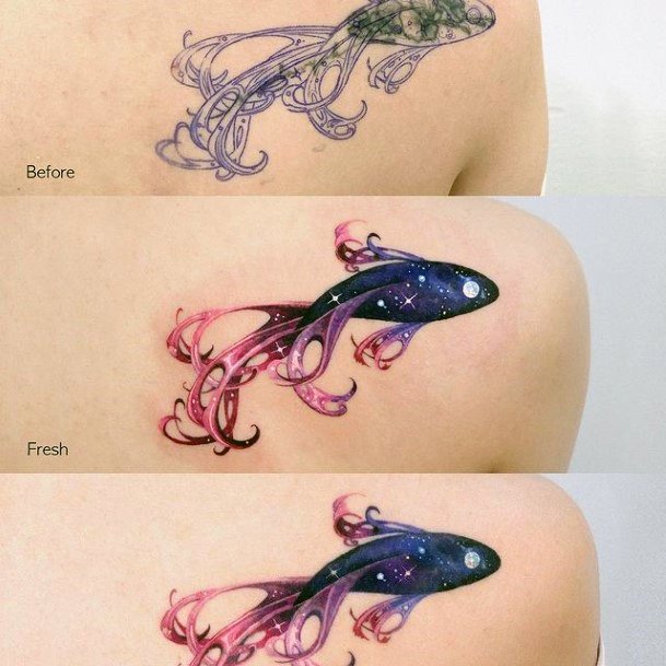 Cover Up Female Tattoo Designs