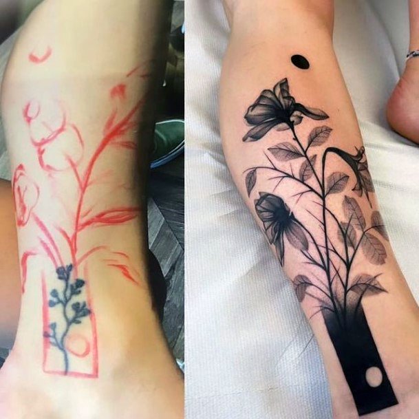 Cover Up Tattoo For Ladies