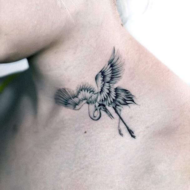 Crane Girls Tattoo Ideas