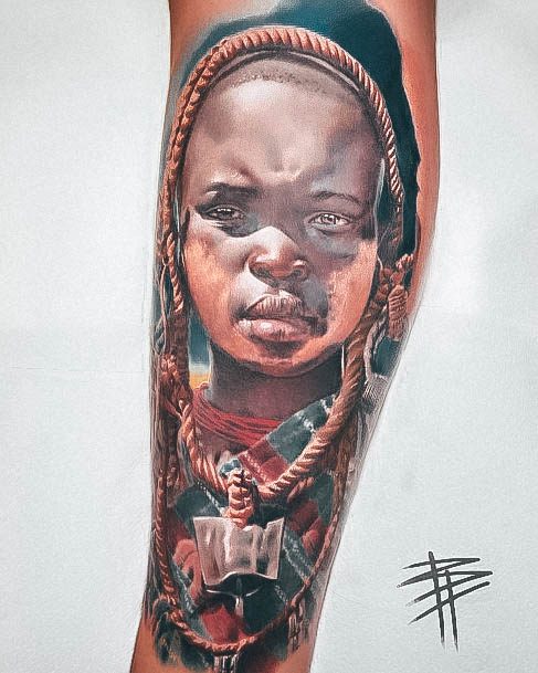 Creative Africa Tattoo Designs For Women