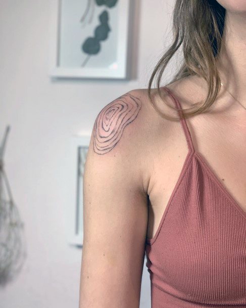 Creative Agate Tattoo Designs For Women