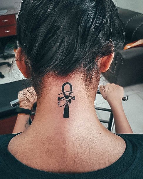 Creative Ankh Tattoo Designs For Women