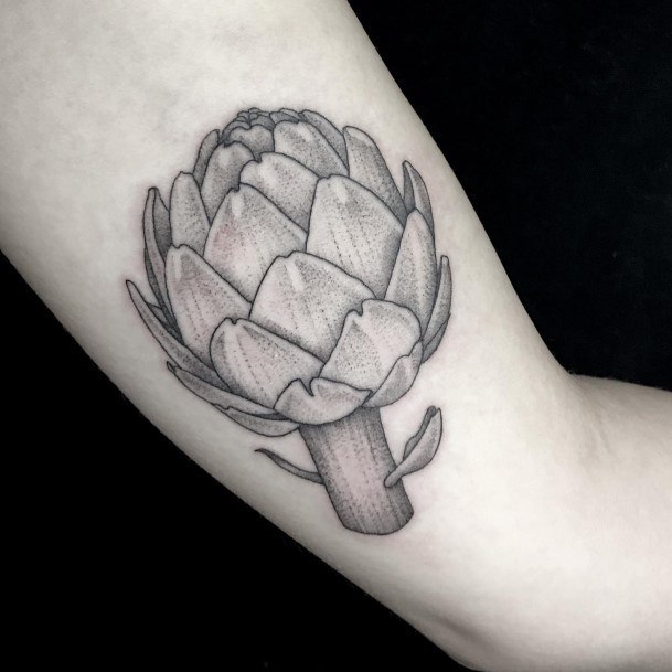 Creative Artichoke Tattoo Designs For Women