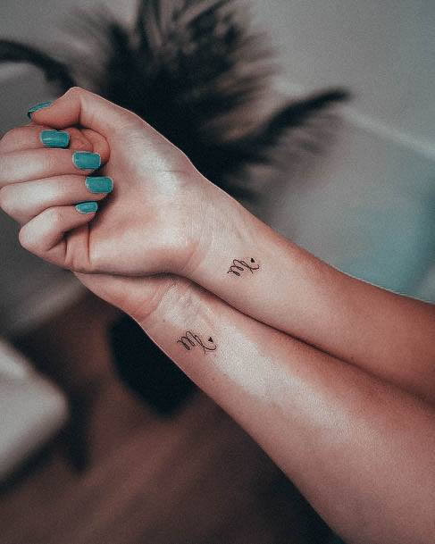 Creative Bff Tattoo Designs For Women