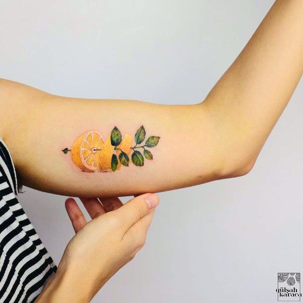 Creative Bicep Tattoo Designs For Women