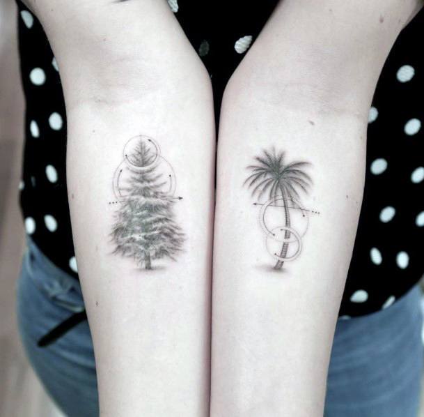 Creative Black Ink Tattoo Designs For Women