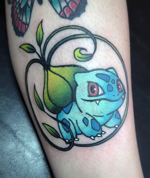 Creative Bulbasaur Tattoo Designs For Women