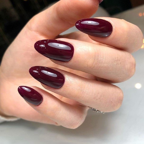 Creative Burgundy Nail Designs For Women