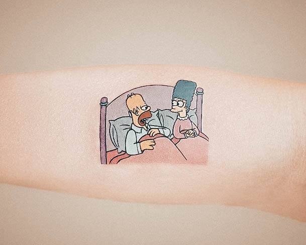 Creative Cartoon Tattoo Designs For Women