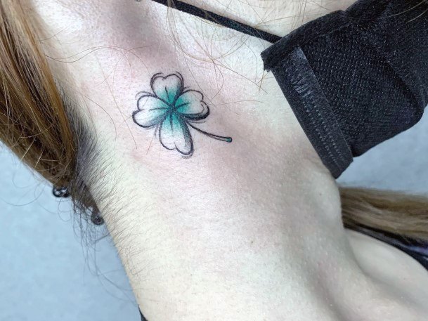 Creative Clover Tattoo Designs For Women