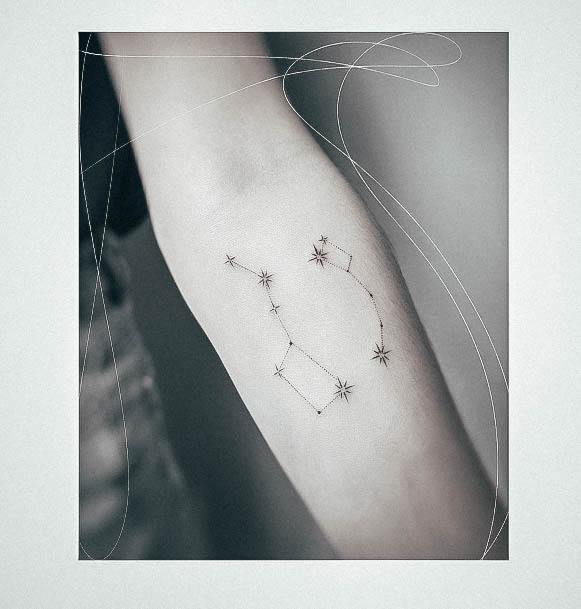 Creative Constellation Tattoo Designs For Women