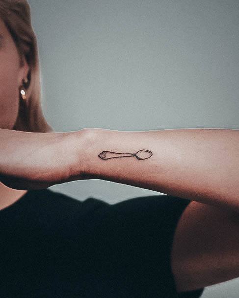 Creative Cooking Tattoo Designs For Women