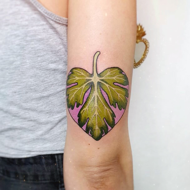 Creative Coriander Tattoo Designs For Women