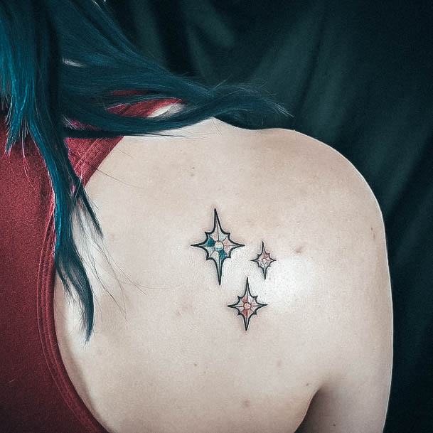 Creative Crystal Tattoo Designs For Women