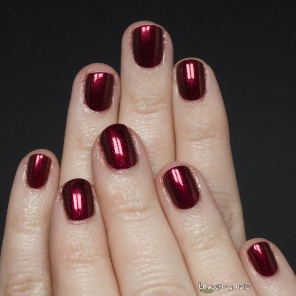 Creative Dark Red Nail Designs For Women