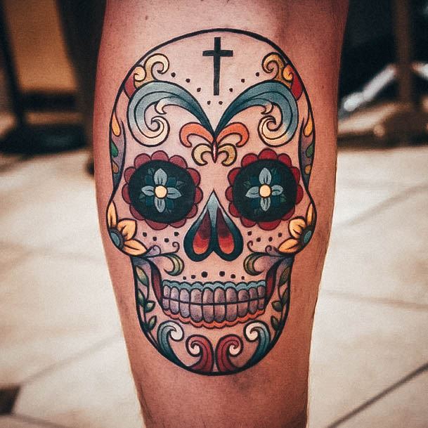 Creative Day Of The Dead Tattoo Designs For Women