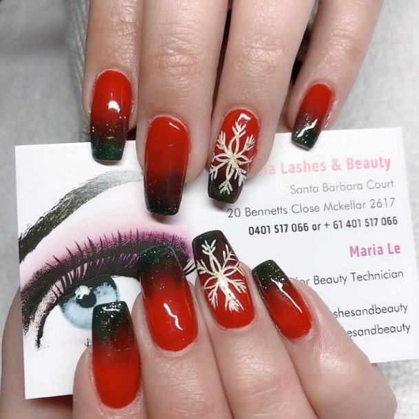 Creative Deep Red Nail Designs For Women