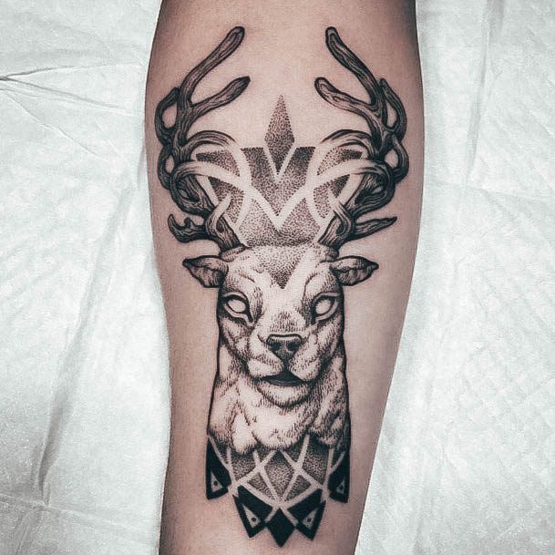 Creative Deer Tattoo Designs For Women