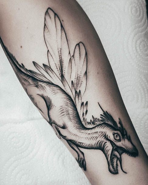 Creative Dinosaur Tattoo Designs For Women