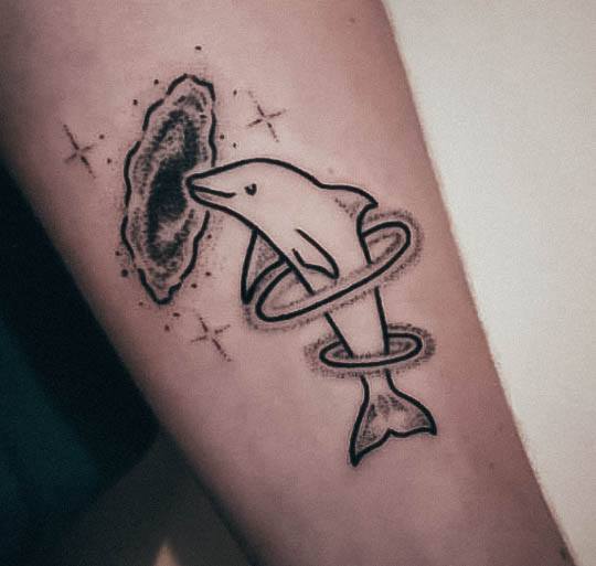 Creative Dolphin Tattoo Designs For Women