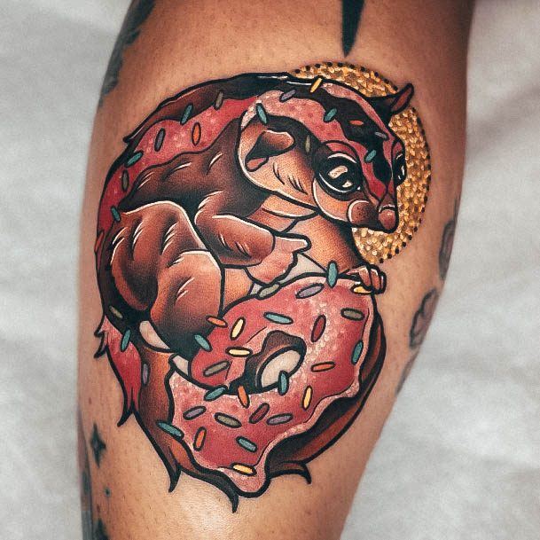 Creative Donut Tattoo Designs For Women