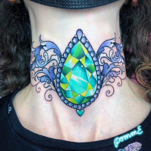 Creative Emerald Tattoo Designs For Women